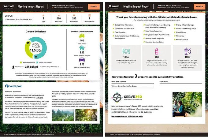 Marriott Bonvoy Launches 'Connect Responsibly' Program to Promote Sustainable Meetings and Events