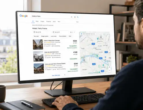 The EU fined Google for burying its rivals in hotel search. The hotel was never one of them