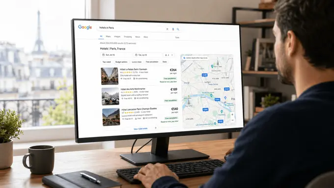 The EU fined Google for burying its rivals in hotel search. The hotel was never one of them