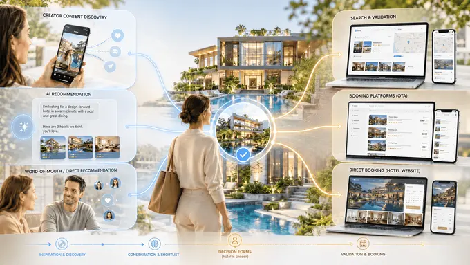 Where hotel decisions form in 2026