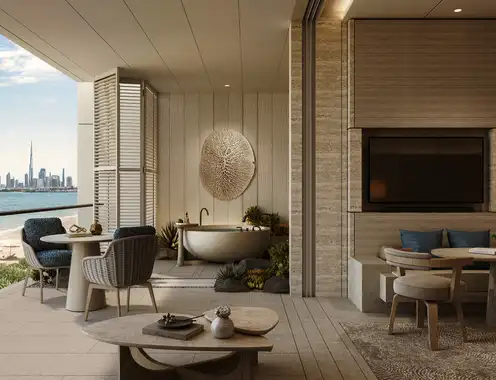 Capella Dubai Guestroom (render)