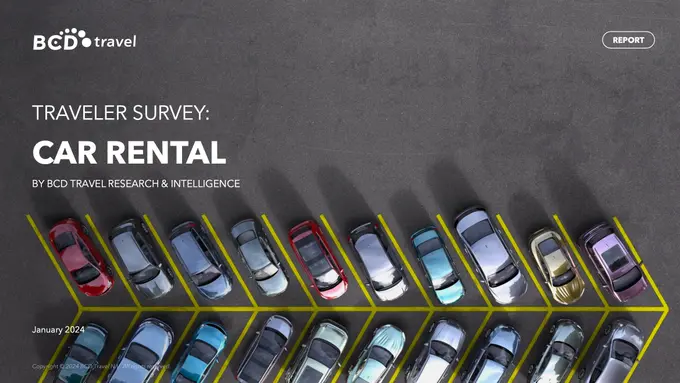 BCD Travel car rental survey reveals 81% of travelers don