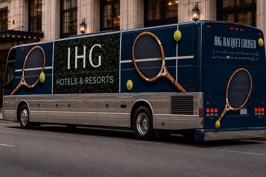 IHG Hotels & Resorts Brings Hospitality on the Road With New IHG Racquet Cruiser at the 2026 US Open