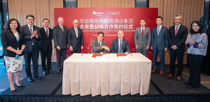 Hyatt Enters Joint Venture with China Resources Land to Expand Portfolio Across China