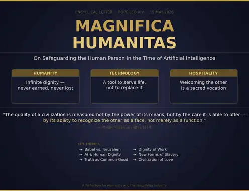 Magnifica Humanitas — Impact Analysis on Humanity and the Hospitality Industry