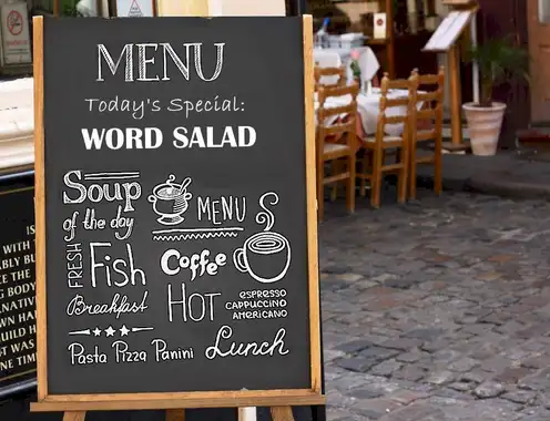 When a Word Salad Becomes the Most Delicious Special of the Day!