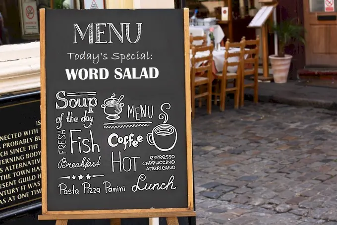 When a Word Salad Becomes the Most Delicious Special of the Day!
