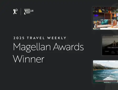 Tambourine Recognized for Digital Innovation with Six 2025 Travel Weekly Magellan Awards
