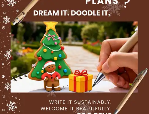 Writing a Sustainable Christmas Story in Hospitality with GCSTIMES Eco Pens