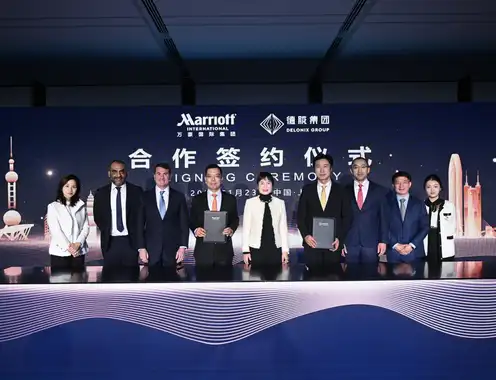 Marriott and Delonix Group Form Strategic Cooperation in Mainland China