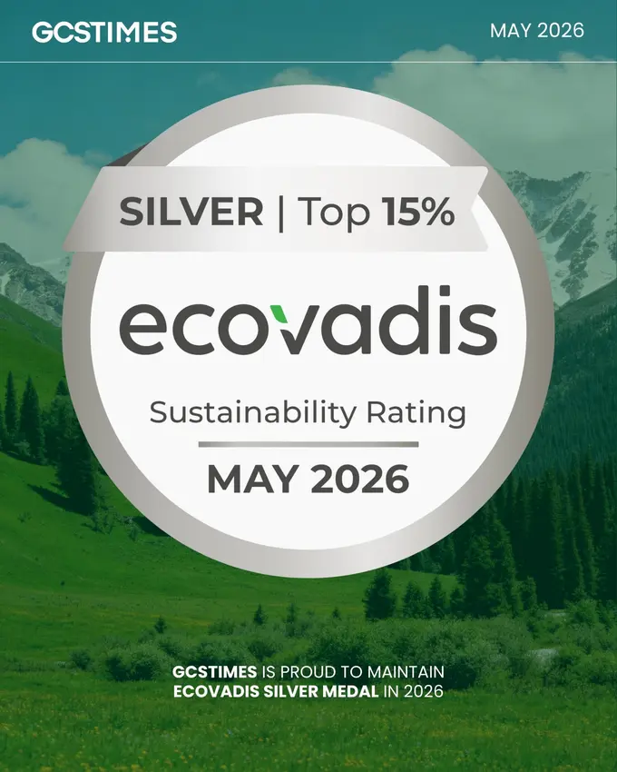 GCSTIMES is Proud to Maintain EcoVadis Silver Medal in 2026