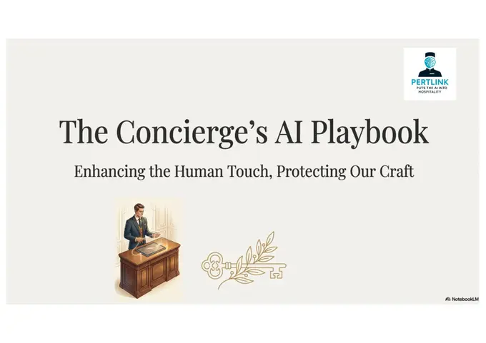 The Concierge AI Playbook and Toolkit: Protecting the Art of Luxury Service