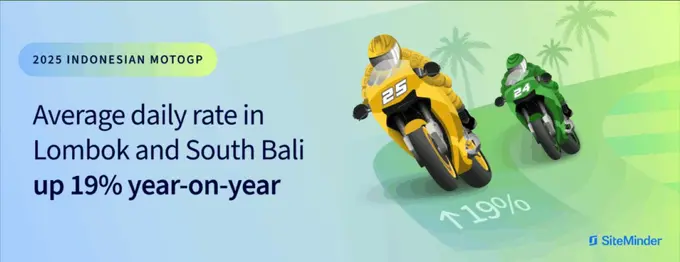 Hotel room rates in Lombok and South Bali rev up ahead of Indonesian MotoGP: SiteMinder