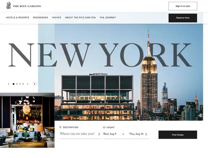 The Ritz-Carlton Unveils Elevated Digital Journey