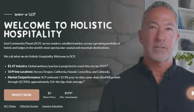Soul Community Planet, Inc. Launches Public Investment Campaign to Expand Its Holistic Hospitality® Reach