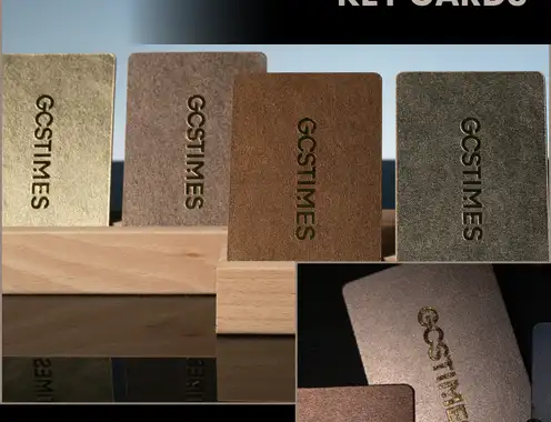 Sustainable leather key cards are crafted as the first physical anchor to the memory of a stay