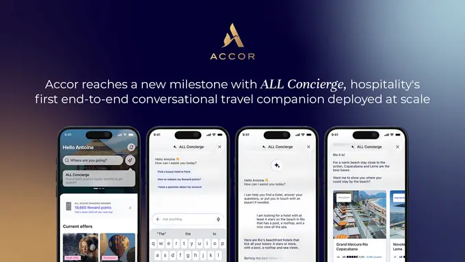 Accor reaches a new milestone with ALL Concierge, hospitality's first end-to-end conversational travel companion deployed at scale