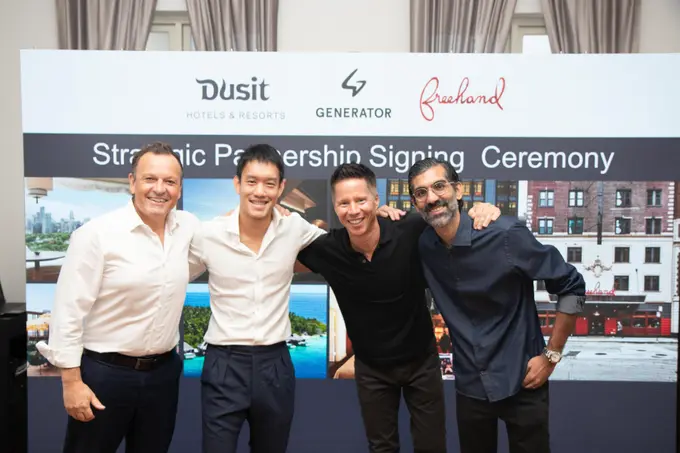 Dusit Hotels and Resorts and Generator and Freehand Hotels enter strategic development partnership