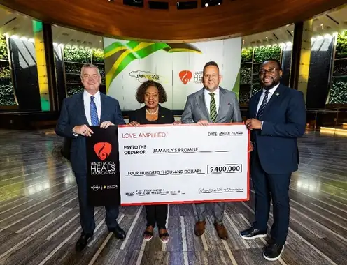 Hard Rock Heals Foundation Donates $400,000 to Jamaica's Promise for Hurricane Melissa Relief