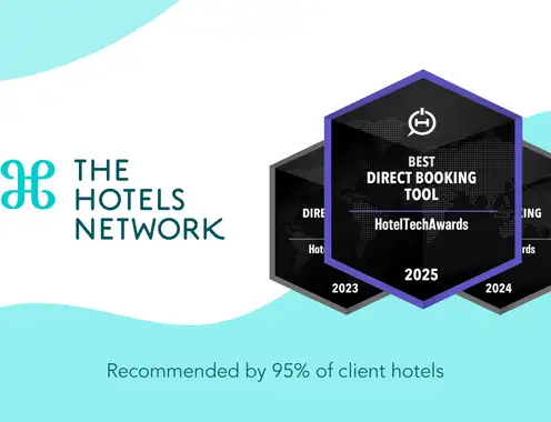 The Hotels Network Named Best Direct Booking Tool for Third Consecutive Year in 2025 HotelTechAwards
