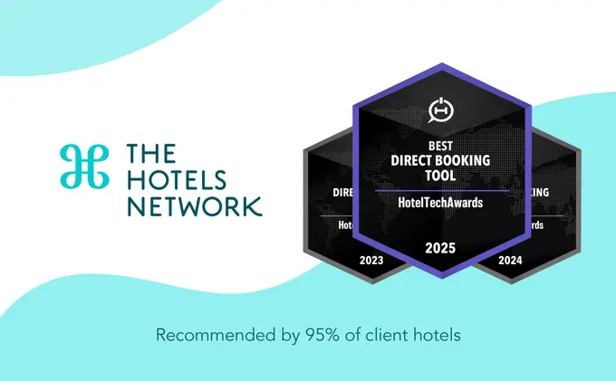 The Hotels Network Named Best Direct Booking Tool for Third Consecutive Year in 2025 HotelTechAwards