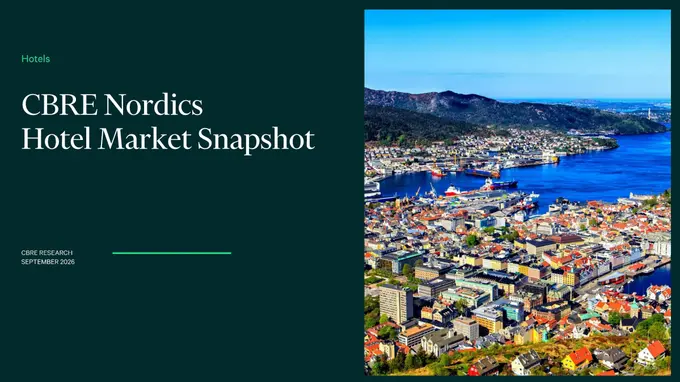 Nordics Hotel Market Figures September 2026