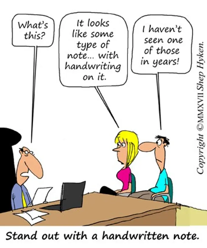 THE POWER OF A PERSONAL HANDWRITTEN NOTE | By Shep Hyken