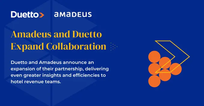Amadeus and Duetto Expand Collaboration