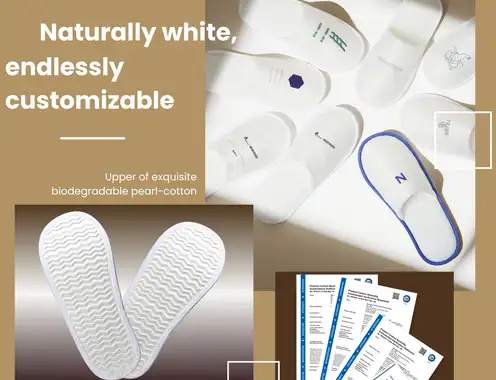 Indulge your guests in sustainable elegance with GCSTIMES Eco Slippers