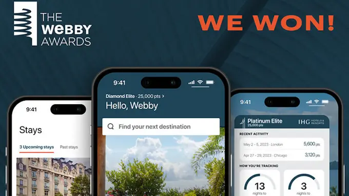 IHG One Rewards Mobile App Takes Home Three Accolades at This Year