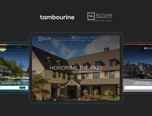 Tambourine and Settlers Hospitality Partner to Transform Digital Portfolio with Nine New Websites