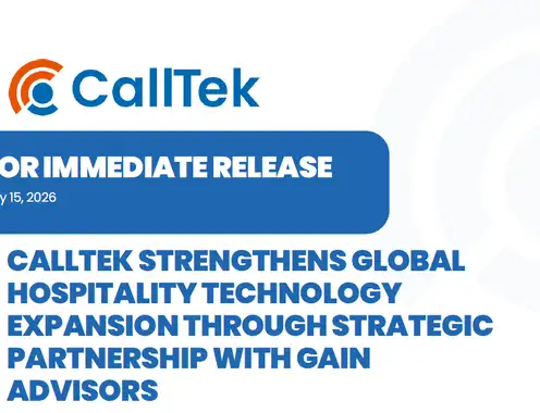 CallTek Strengthens Global Hospitality Technology Expansion