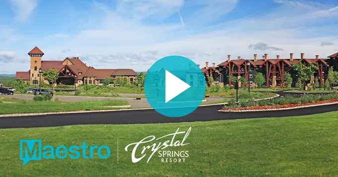 Crystal Springs Resort Re-engages Maestro PMS
