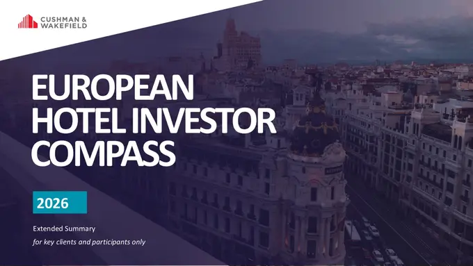 Robust Investor Confidence: 86% of Investors Back European Hotel Investment in 2026