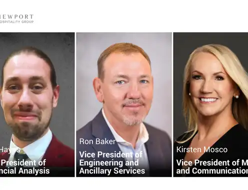 Newport Hospitality Group Advances Three Individuals to Vice President Roles