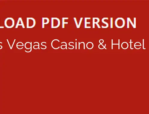 HVS Las Vegas Casino and Hotel Market Outlook 2024
