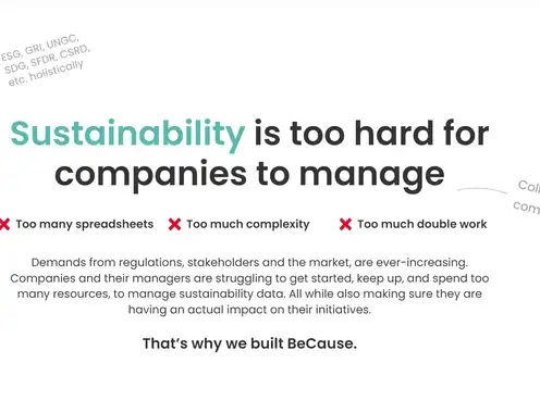 BeCause Partners with Booking.com to Provide API for Third-Party Sustainability Certification Data