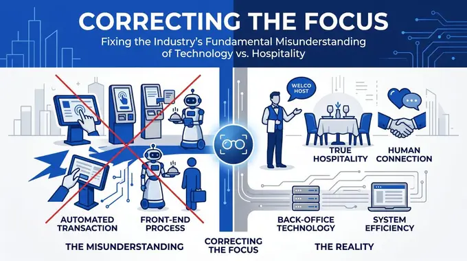 Correcting the Focus: Fixing the Industry’s Fundamental Misunderstanding of Technology vs. Hospitality
