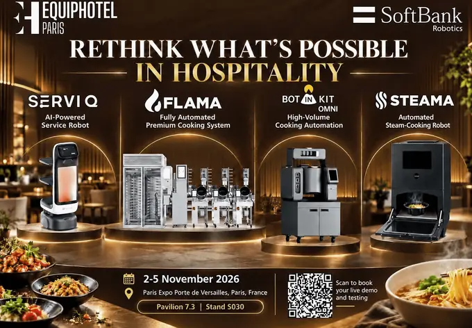 SoftBank Robotics Expands AI & Robotics Solutions for Foodservice in EMEA