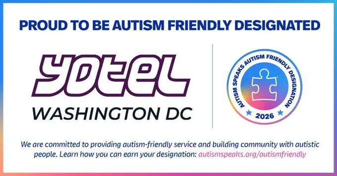 YOTEL Washington DC Becomes First US Hotel to achieve Autism Speaks Autism Friendly Designation