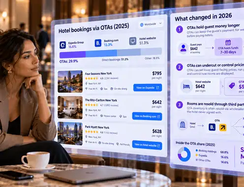 Hotel distribution in 2026: The OTAs still sell your rooms