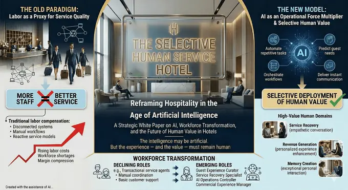 The Selective [Human Service] Hotel: Reframing Hospitality in the Age of Artificial Intelligence