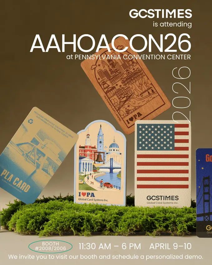 En AAHOACON26, GCSTIMES presentará soluciones de tarjetas de acceso cuidadosamente diseñadas
