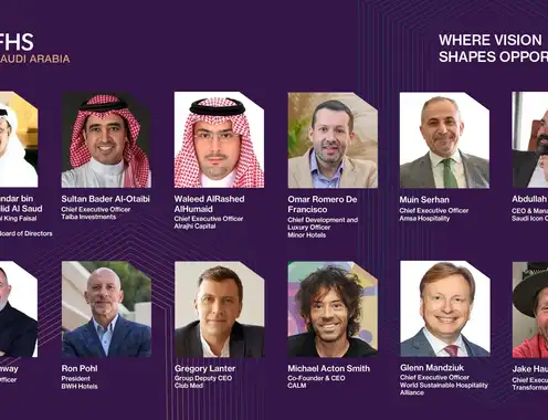 First speakers announced for Future Hospitality Summit Saudi Arabia