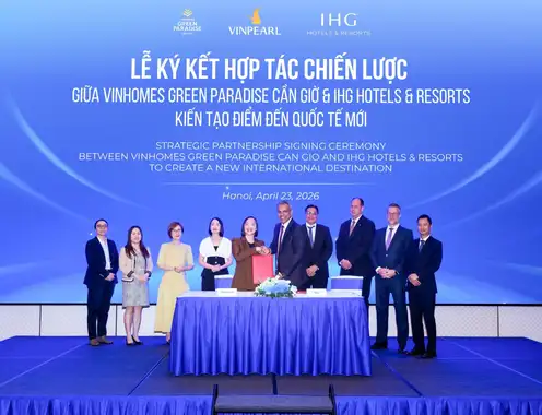IHG Hotels & Resorts and Vinhomes Green Paradise Can Gio Introduces Four International Hotel Brands to Coastal Megacity