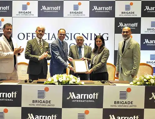 Marriott Signs Multi-Deal Agreement to Open Six Hotels in India with Brigade Hotel Ventures Limited
