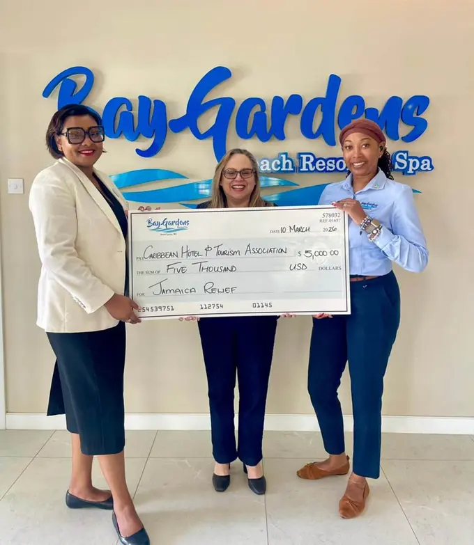 Bay Gardens Resorts Donates US$5,000 to CHTA's "One Caribbean" Hurricane Melissa Relief Effort