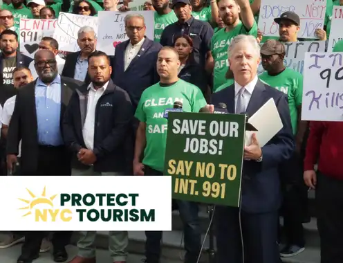 Protect NYC Tourism Coalition rallies against City Council