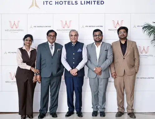 Anil Chadha Managing Director Itchl With the Owning Board at the Signing Ceremony of Welcomhotel by Itc Hotels Roorke Mandawar