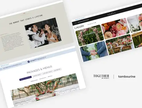 Tambourine & Hyatt Launch Hyatt Wedding Guide to Revolutionize Digital Wedding Planning